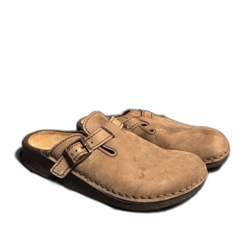 Birkenstock Tatami Clog Sandal Shoes Size 9 W 7 M s 40 Tan Removable Footbed